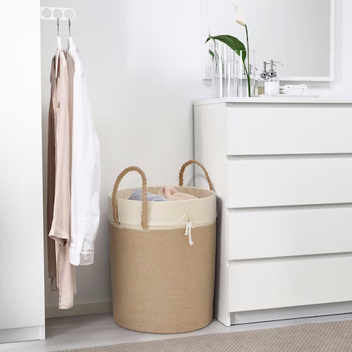 "Ljungan laundry basket from Ikea for a kids rooms"