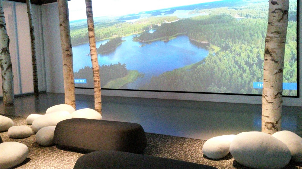 Birch lounge at new Nordic Museum