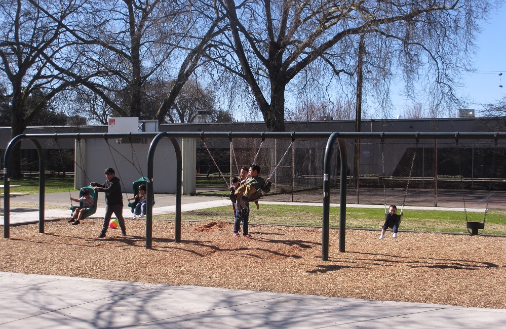 Georgetown playground swings