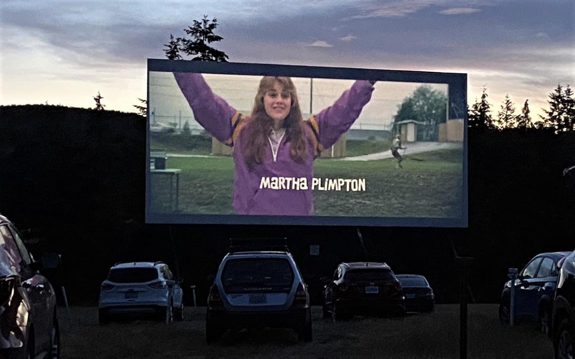 Skyline Drive-In Movie Theater showing The Goonies summer fun for seattle area families