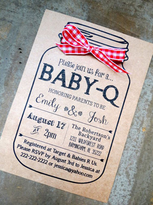 baby bbq invite