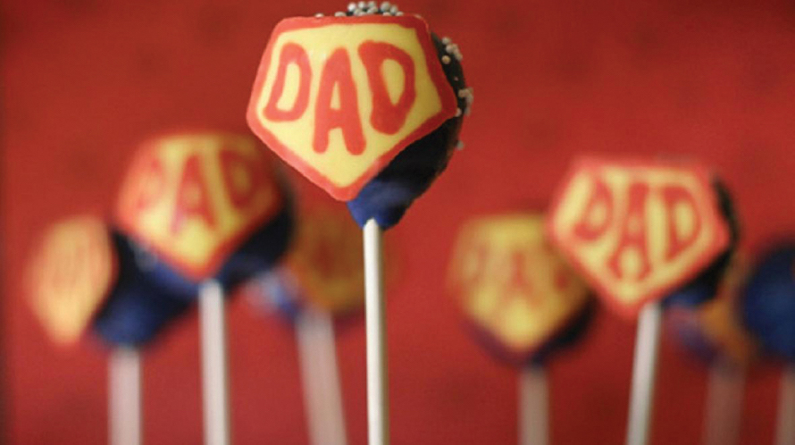 superman cake pops for father's day