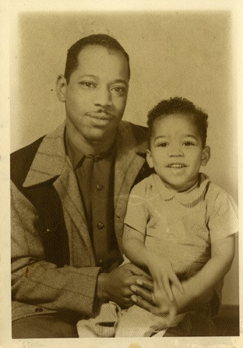 Jimi Hendrix as a young child with his father Bold as Love
