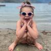 Little girl posing on a Lake Chelan