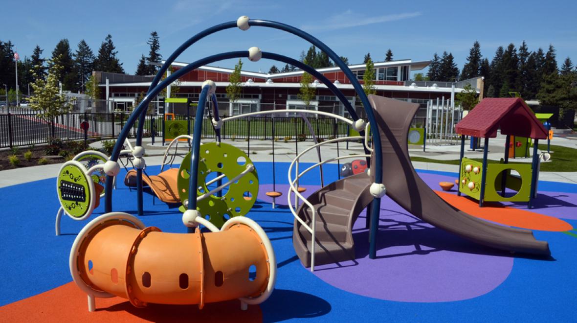 Meadow Crest Playground sensory inclusive accessible Seattle