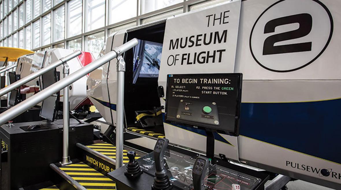 flight simulator at MOF