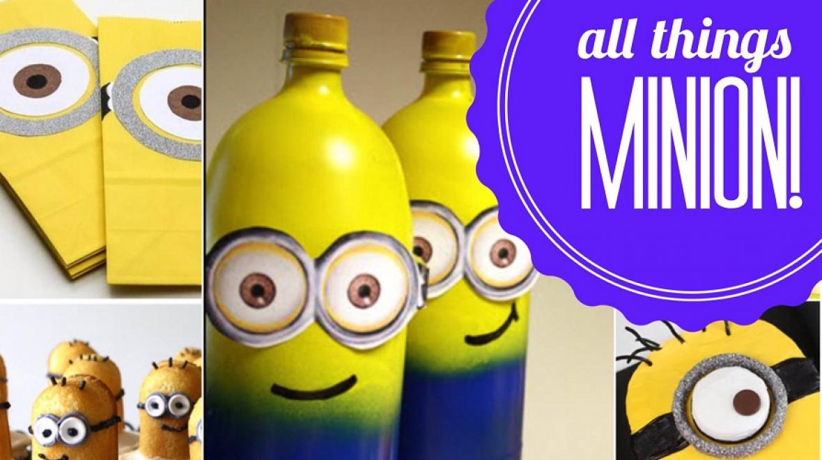 Minion party collage