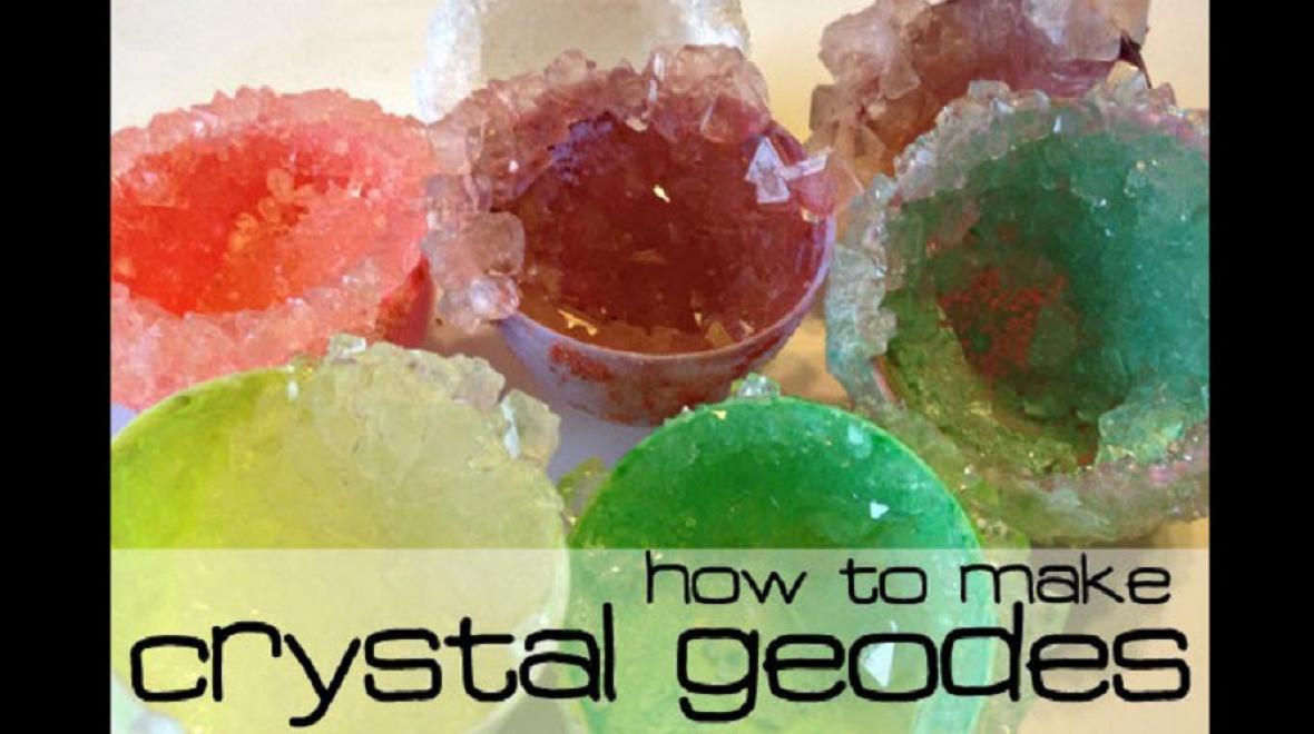 DIY crystal geodes