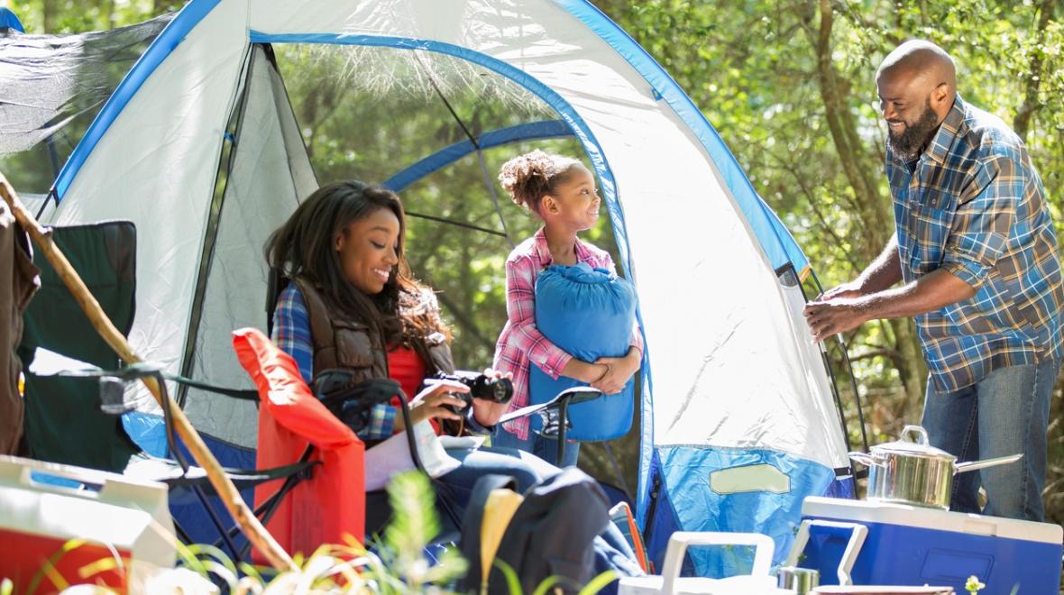 black family camping outdoor opportunities for people of color around Seattle