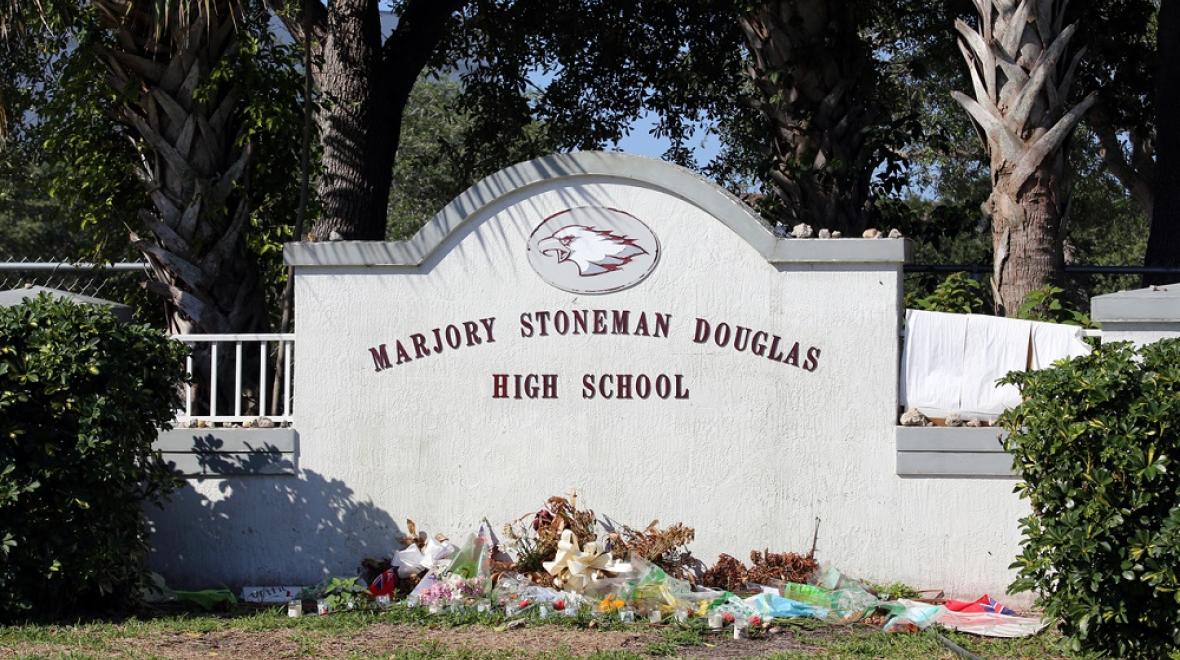 Marjory Stoneman Douglas high school shooting in Parkland, Florida memorial