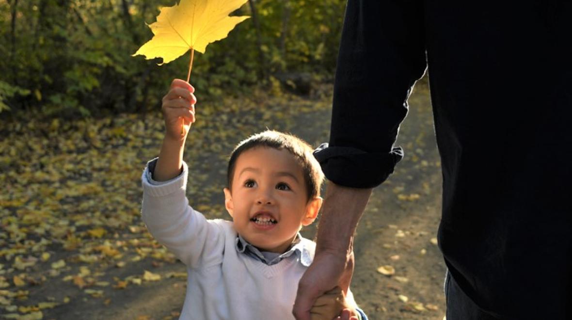 Fall leaves best places for a family photo shoot Seattle