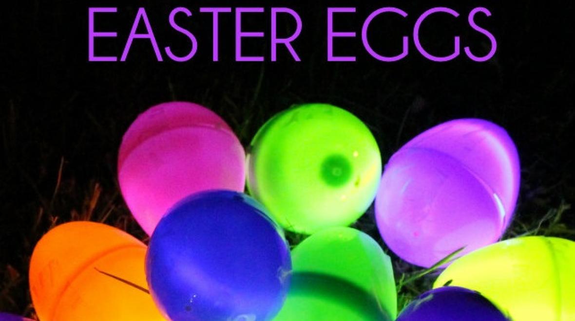 Glow in the dark Easter eggs are an original idea