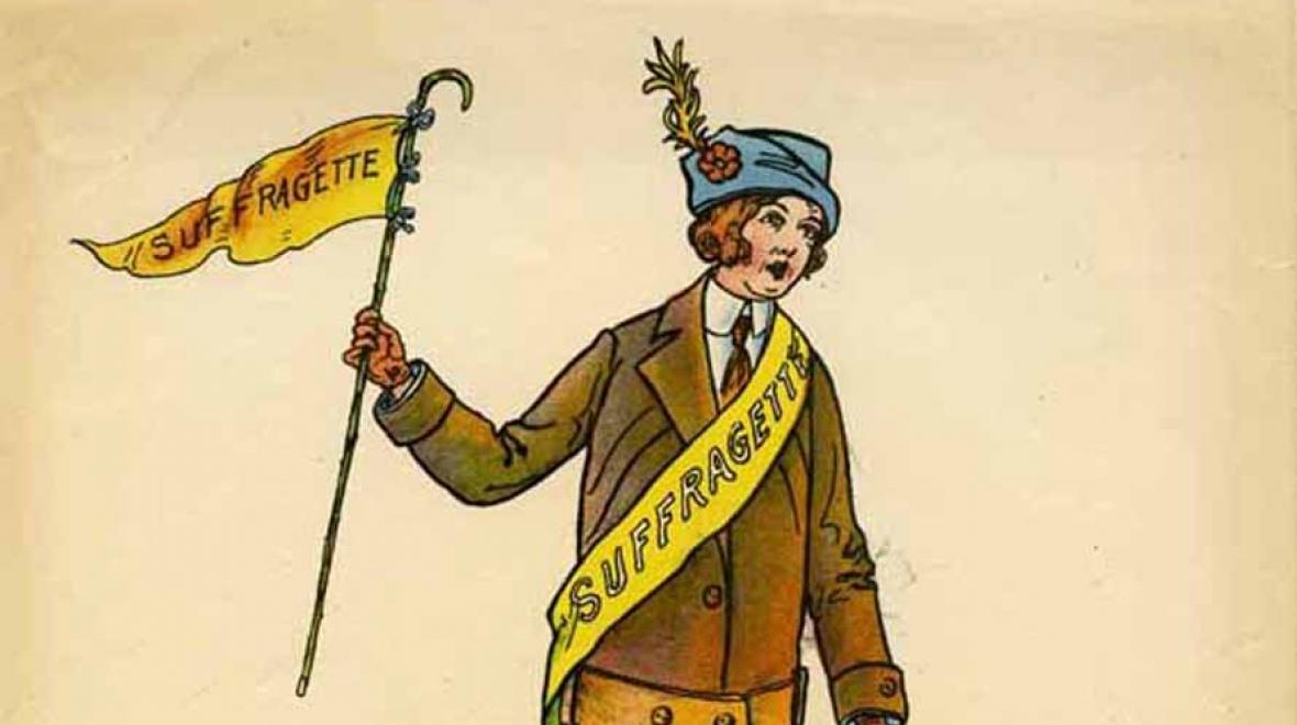 suffragette postcard