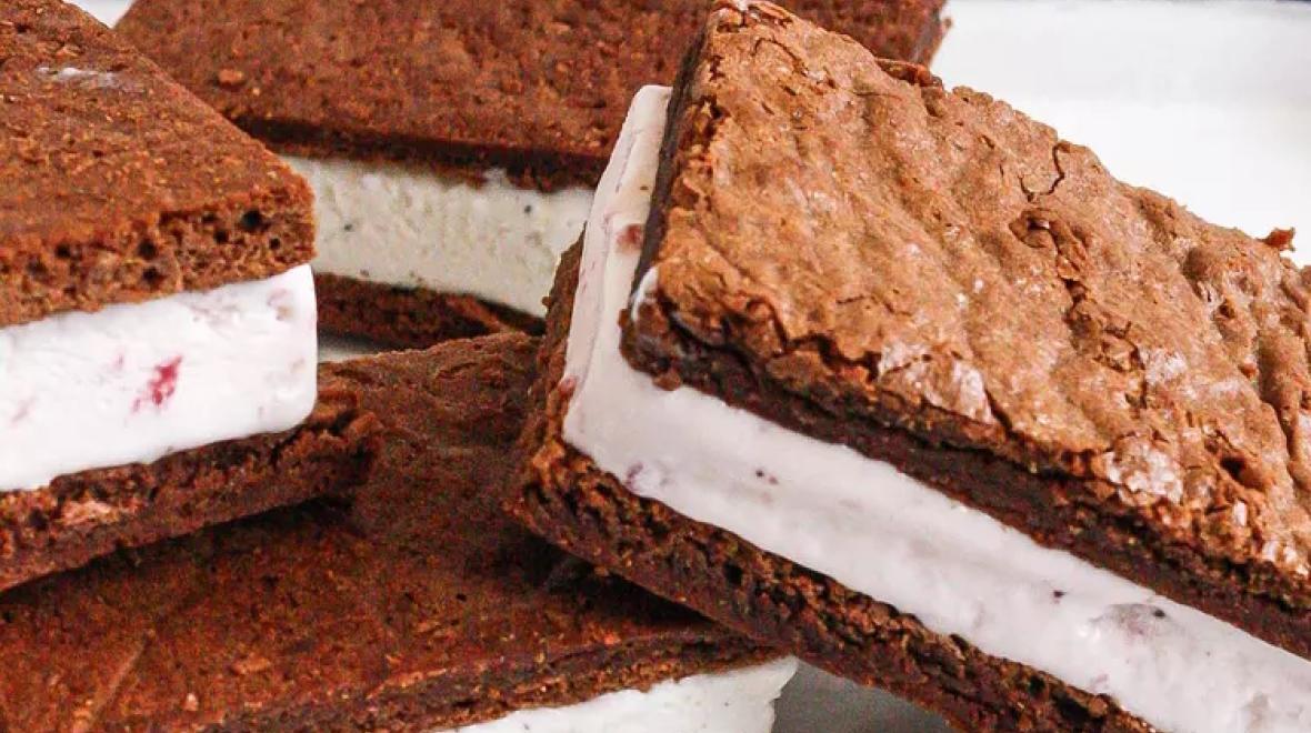 Ice cream sandwiches from Simple Recipes are a summer dessert recipe for kids