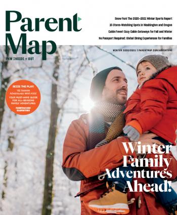 Cover image of the 2020 ParentMap Winter Family Adventure Guide