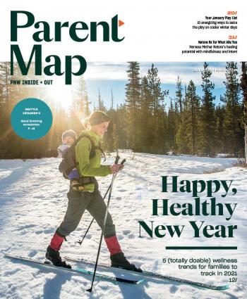 Cover of the January 2021 issue of ParentMap magazine