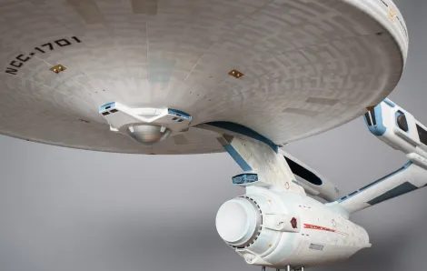 The Enterprise from "Star Trek"