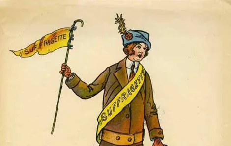 suffragette postcard