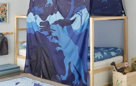 dino bed tent