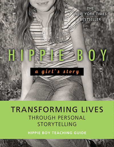 Hippie Boy teaching guide and book cover