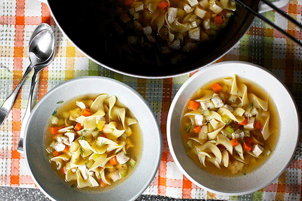 Great soups to make this winter: Chicken noodle soup by Smitten Kitchen