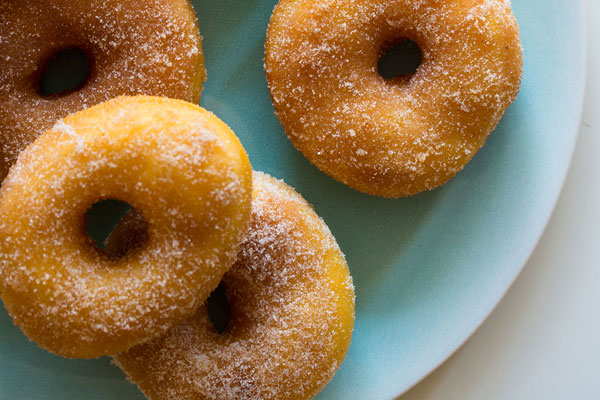 Thanksgiving leftovers idea: Sweet potato donuts by Spoon Fork Bacon