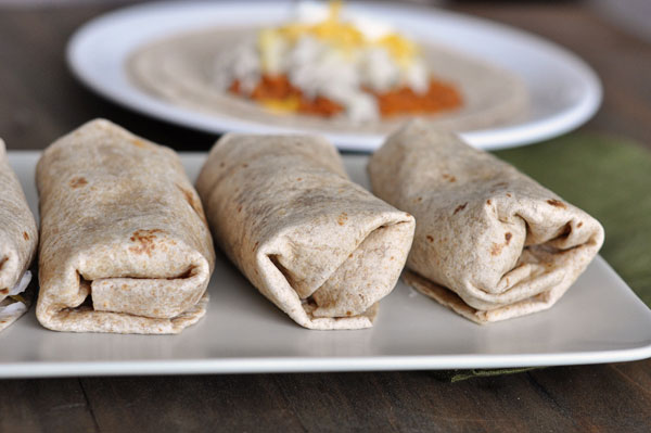 Make-ahead meals for new parents: Quick beef and bean burritos by Mel's Kitchen