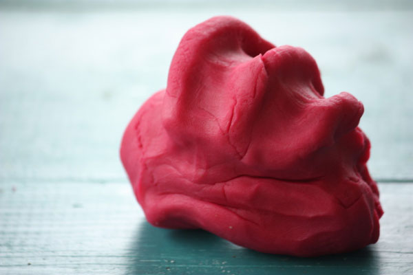 Creative ideas for using beets: All natural beet play dough by Mommypotamus