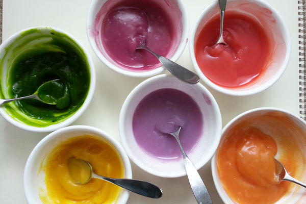 Creative ideas for using beets: All natural finger paints by Little Artists