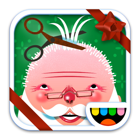 Toca Hair Salon Santa Christmas gift