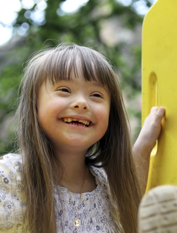 Special Needs Kids Children Beautiful Down Syndrome Girl