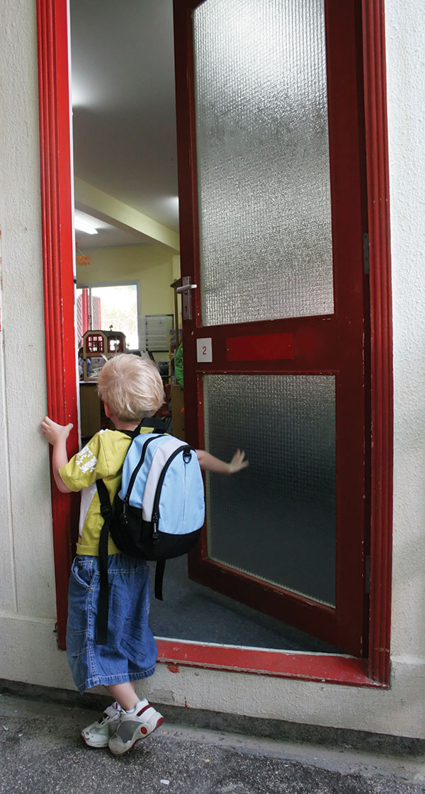 school safety since sandy boy opens door to school