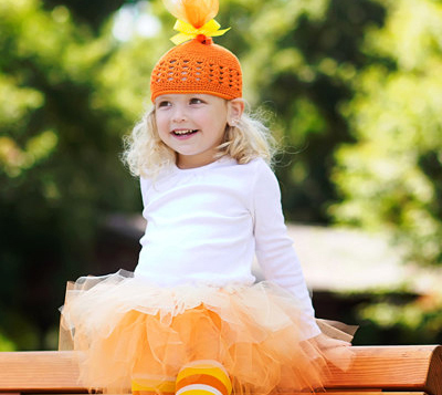 Candy corn Halloween costume by Happy Cakes Creations on Etsy