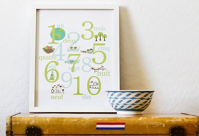 Eco-friendly nursery print by Children Inspire on Etsy