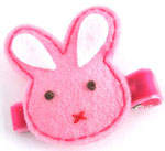 Easter bunny hair clip by Everyday Clippies on Etsy
