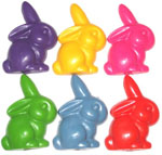 Easter bunny scribble crayons by Jugie Bee Crayons on Etsy