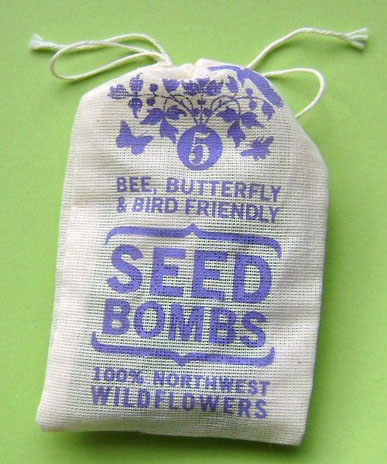 Pacific Northwest seed bombs by VisuaLingual on Etsy