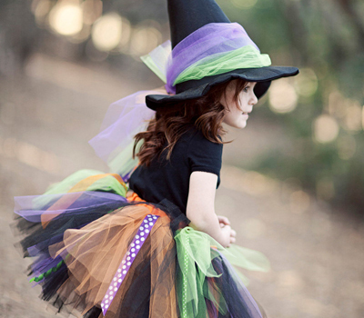 Halloween witch costume by Bella Bow Girls on Etsy