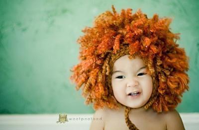 Little lion hat by Sweet Pea Toad Tots on Etsy