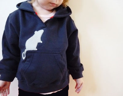 Mouse hoodie by My Pipsqueak on Etsy