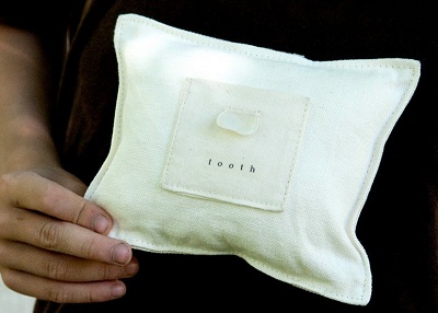 Tooth Pillow by Pilosale on Etsy