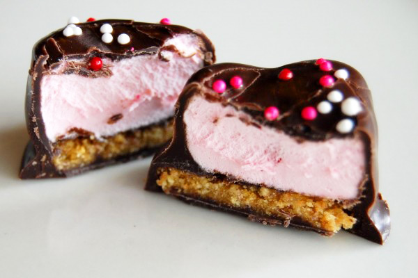 Valentine's Day s'more bites by Somewhat Simple