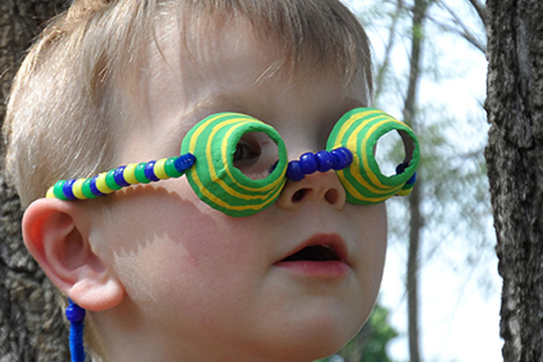 Homemade spy glasses for kids by Crafts By Amanda