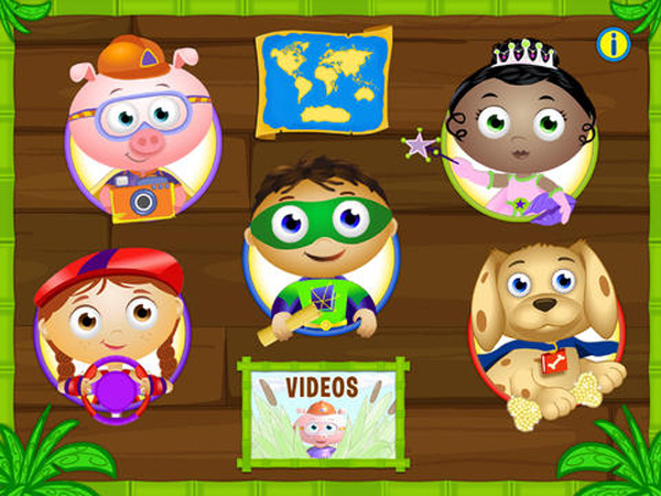 Super Why ABC Adventures educational app for kids