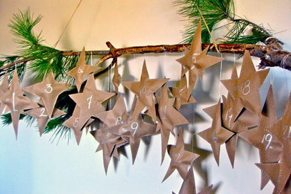 Homemade Christmas advent calendar by Design Sponge