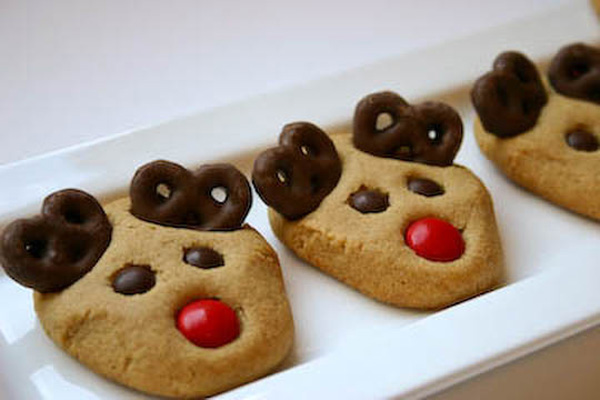 Christmas reindeer cookies by Bakergirl
