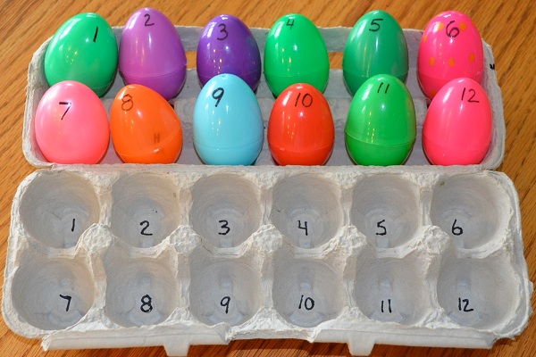Numbered eggs