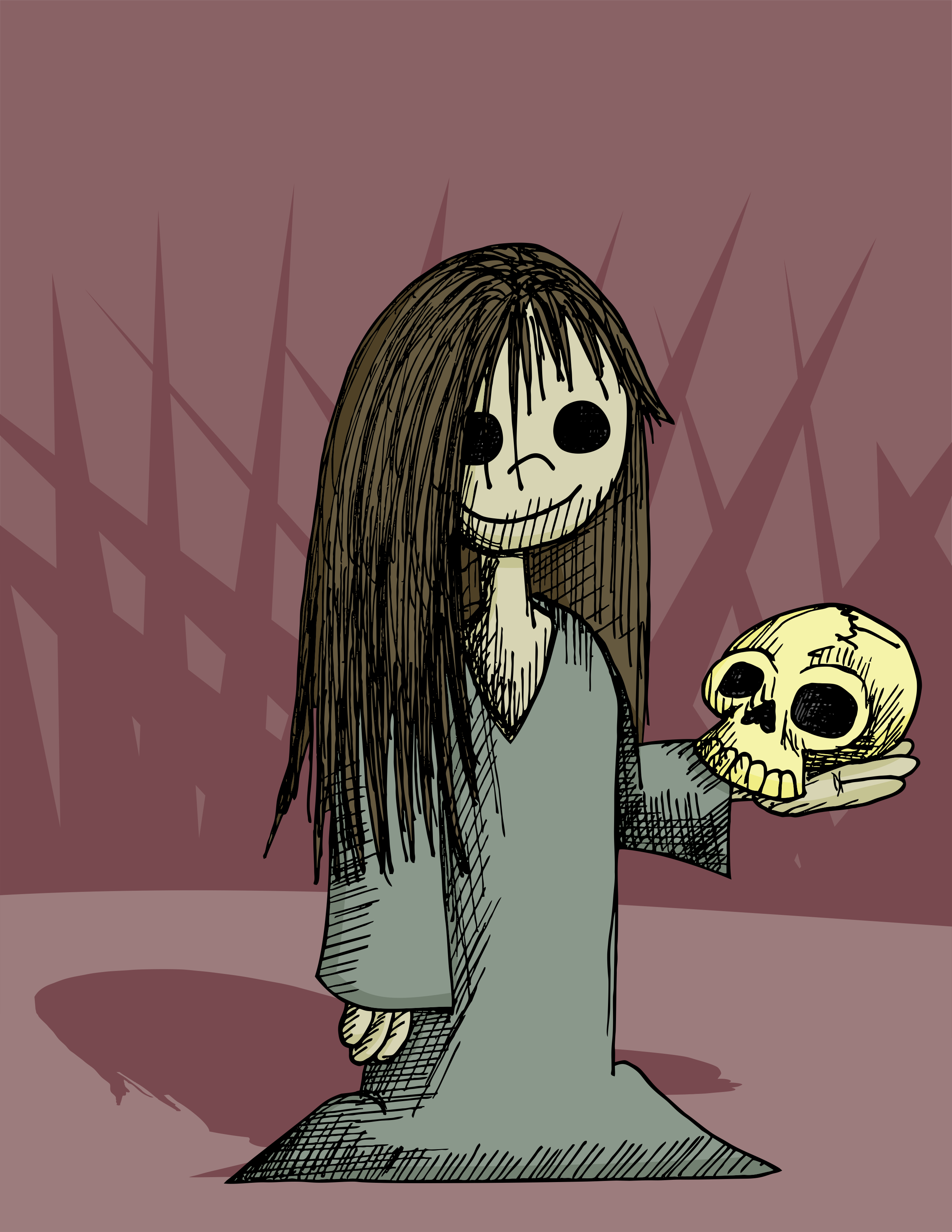 spooky girl