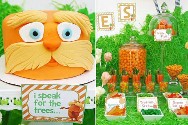 Kids' Lorax birthday party by Celebrations at Home