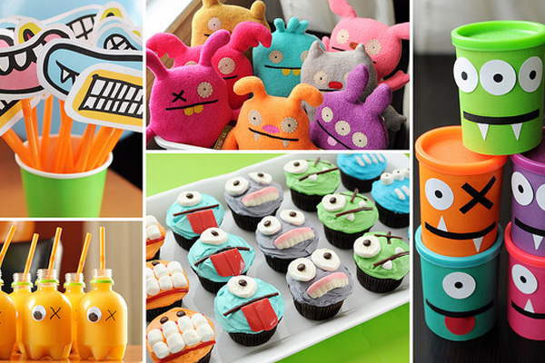 Kids' monster birthday party by Meet the Dubiens